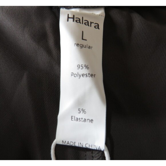 Halara Clay Brown High Waist Zip Double Button Pleated Dress Pants Size Large - Picture 3 of 11